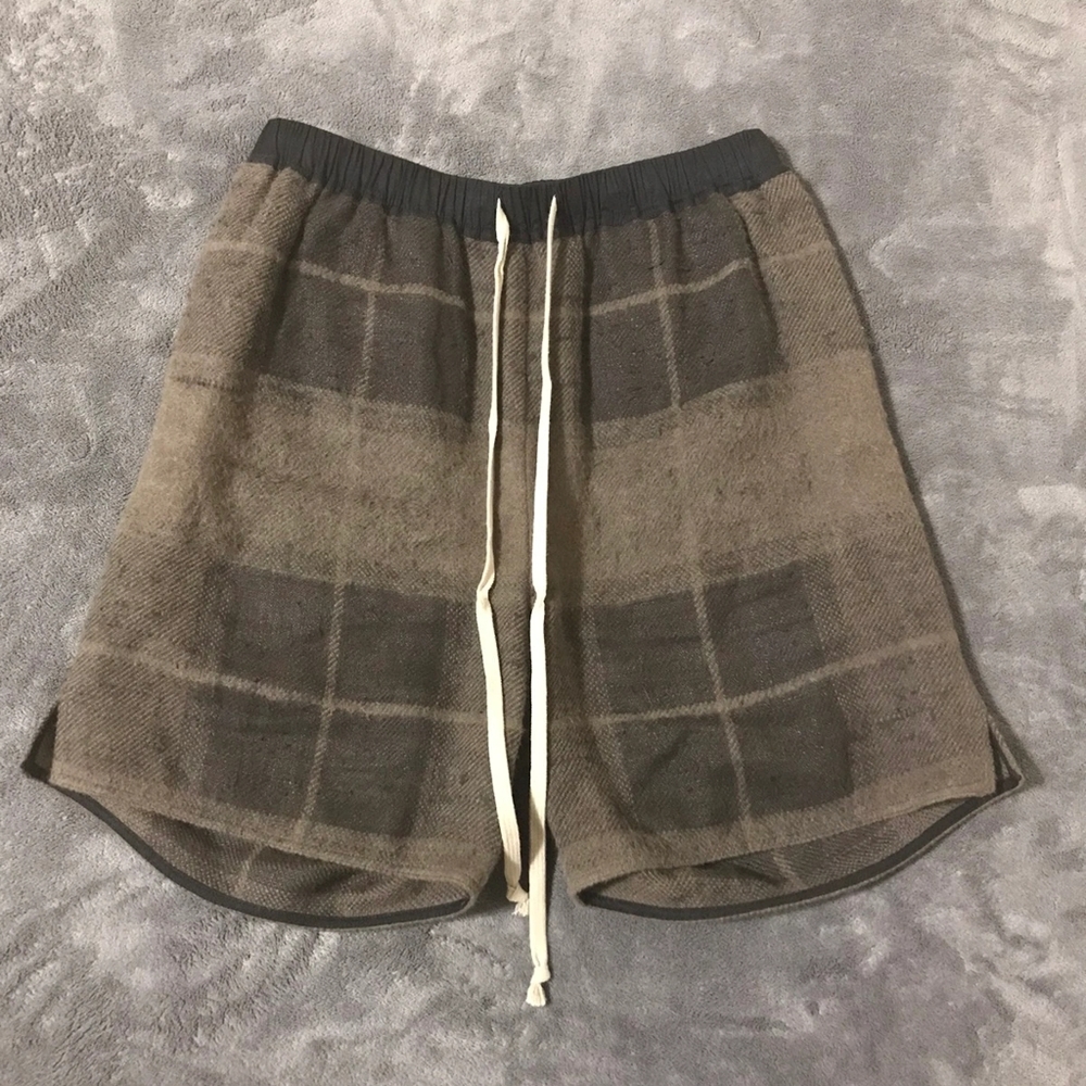 Rick Owens Camel Hair Boxer Shorts